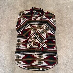 Woolrich Men's Multicolor Geometric Shirt